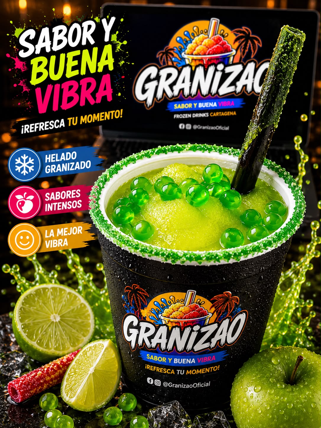 Granizado GRANIZAO con perlas explosivas